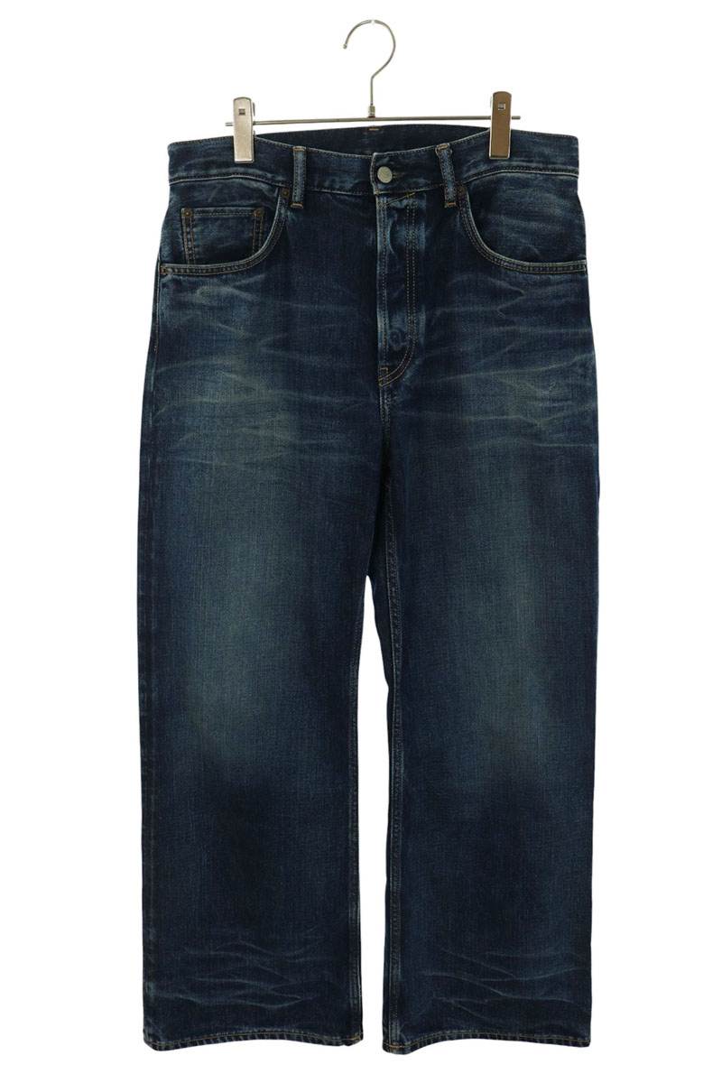 ACNE STUDIOS Broadway Loose Fit Blue Button-Fly Jeans Size 31