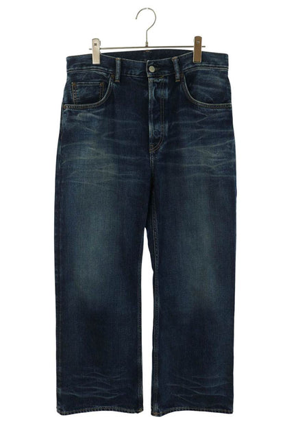 ACNE STUDIOS Broadway Loose Fit Blue Button-Fly Jeans Size 31