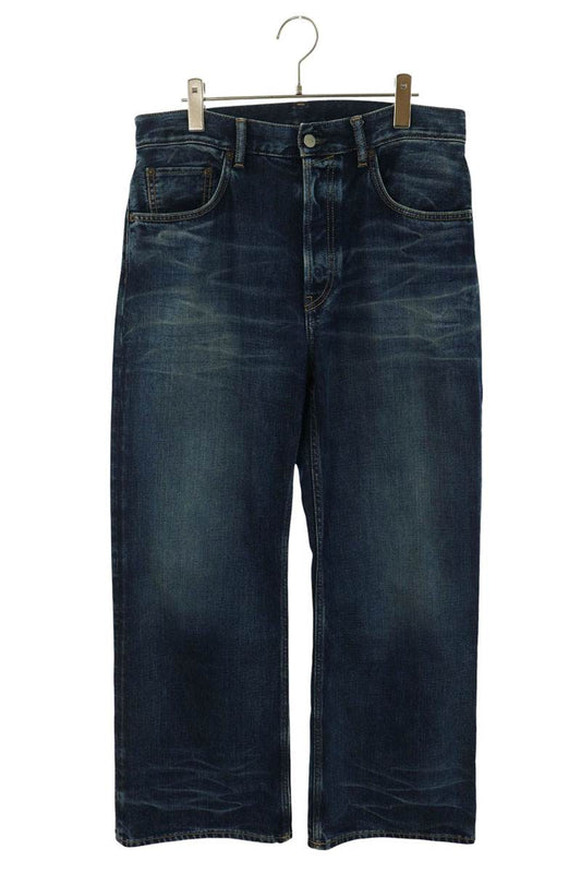 ACNE STUDIOS Broadway Loose Fit Blue Button-Fly Jeans Size 31