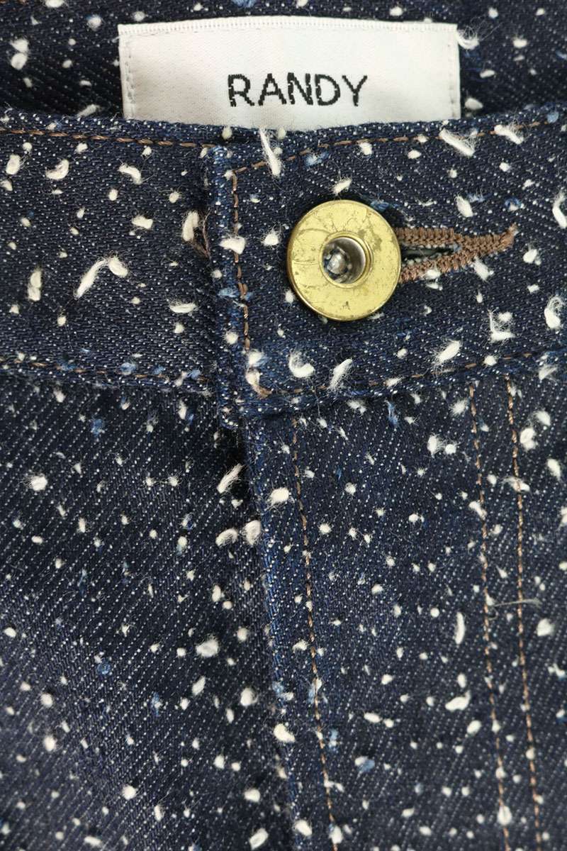 RANDY 21AW 5-Pocket Indigo Denim Size 2