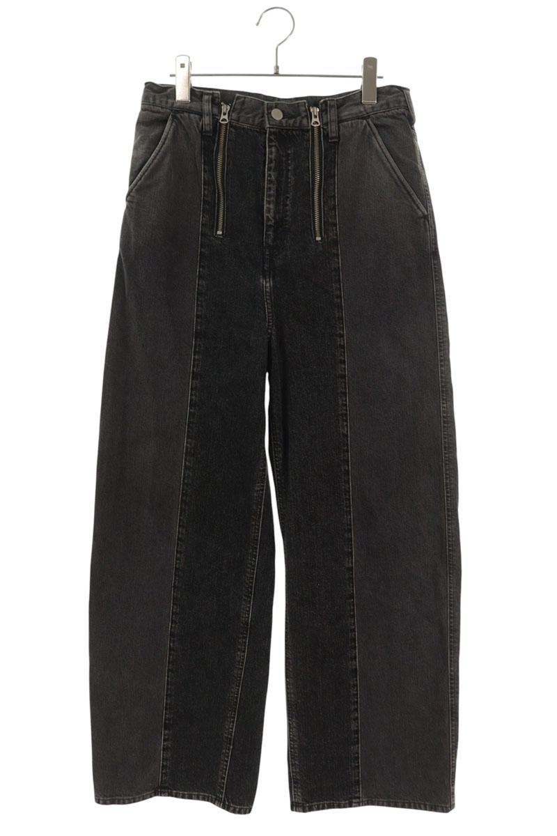 Jieda Black Switching Zip Denim Jeans Size 1