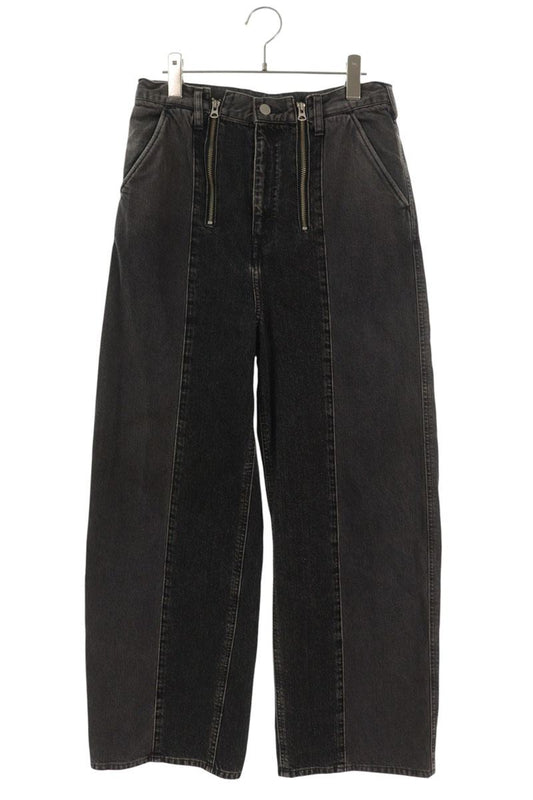 Jieda Black Switching Zip Denim Jeans Size 1