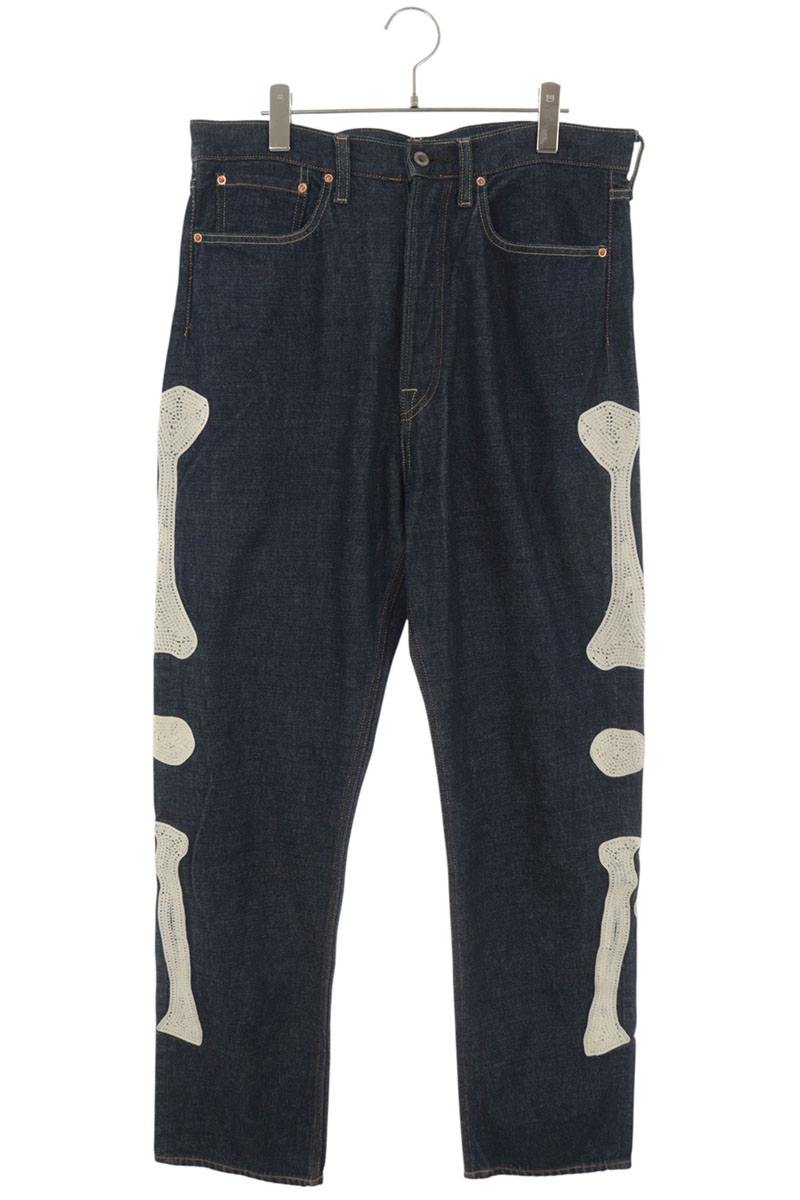 KAPITAL Mexican Tuxedo Bone Jeans Indigo Size 32INCH