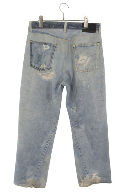 OUR LEGACY THIRD CUT Transfer Print Denim Jeans Blue Size 30