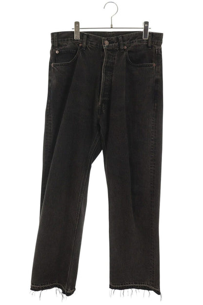 CELINE Wesley Distressed Black Jeans Size 30