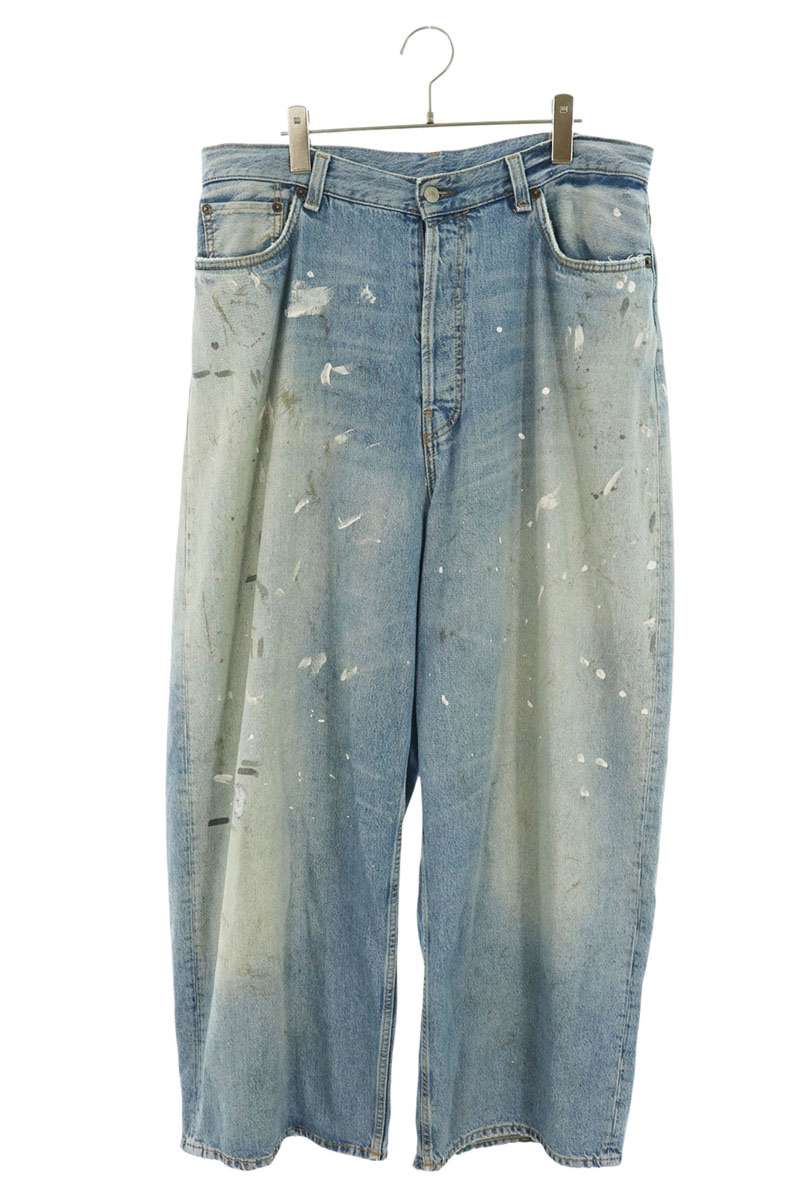 ACNE STUDIOS Trafalgar Super Baggy Jeans Blue Size 48