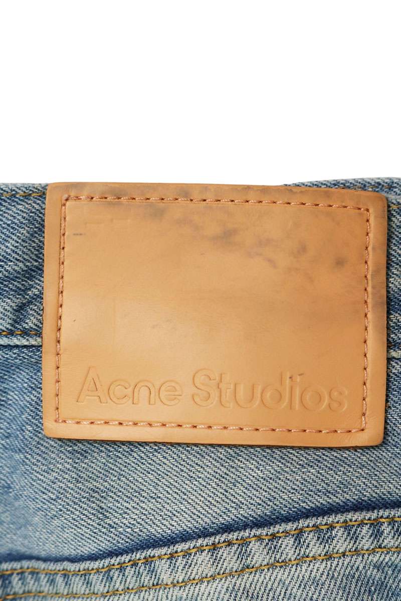 ACNE STUDIOS Trafalgar Super Baggy Jeans Blue Size 48