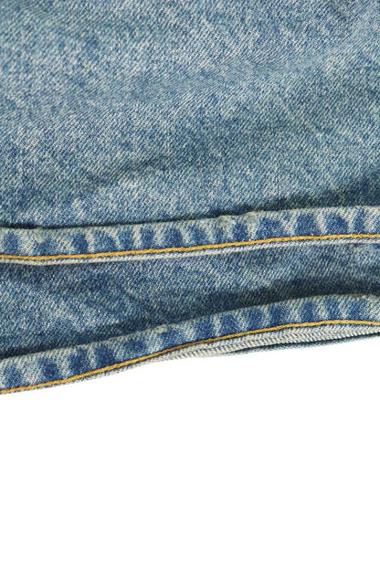 MASU Angel Distressed Baggy Denim Jeans Blue Size 46