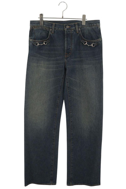 GUCCI 26SS Horsebit Detail Jeans Size 34
