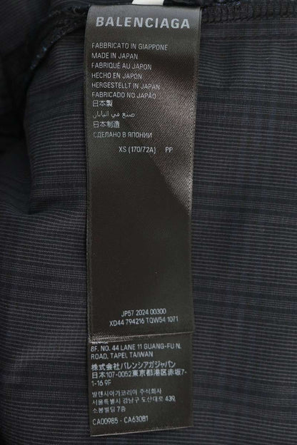 BALENCIAGA Distressed Pajama Patchwork Jeans Black Size XS