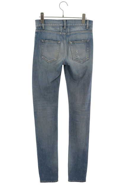 SAINT LAURENT PARIS 17SS Distressed Jeans Indigo Size 26