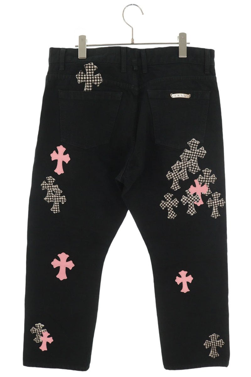 Chrome Hearts Cross Patch Flare Knee Denim Jeans Size 36