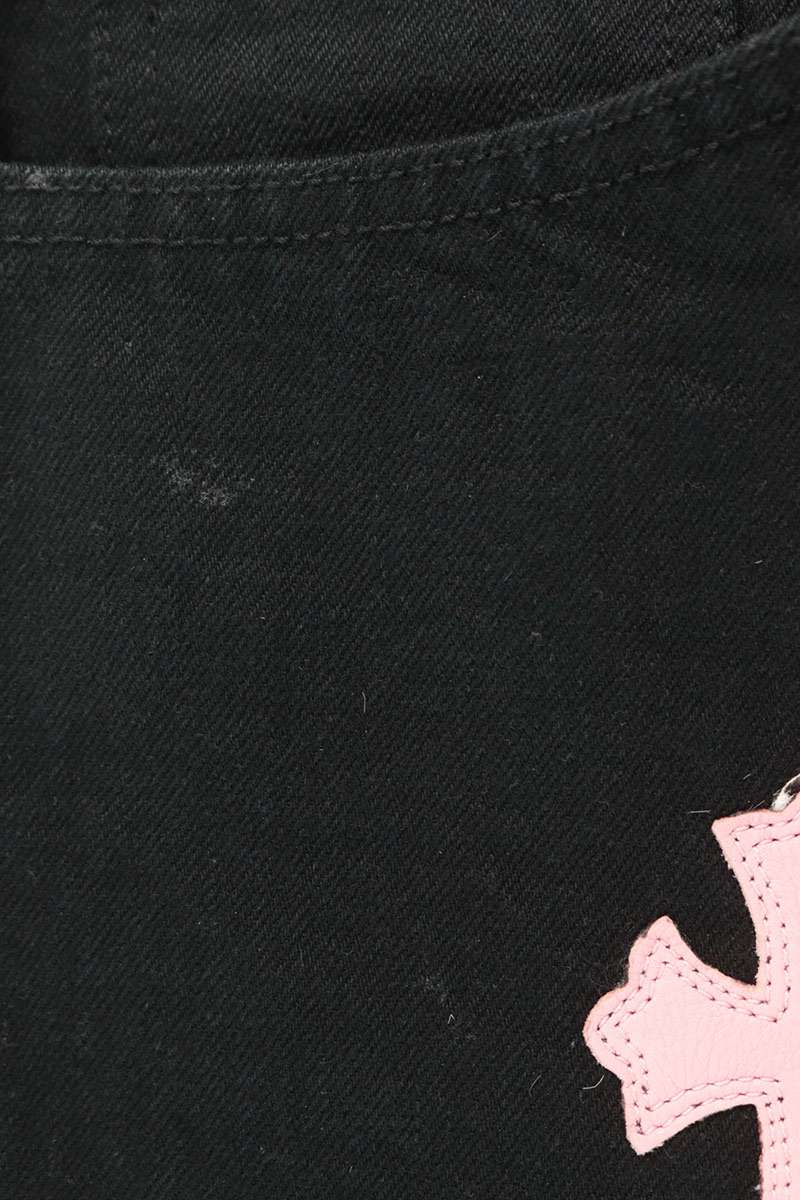 Chrome Hearts Cross Patch Flare Knee Denim Jeans Size 36