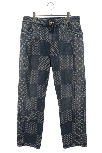 LOUISVUITTON x NIGO 20AW Giant Damier Jeans Indigo Size 32