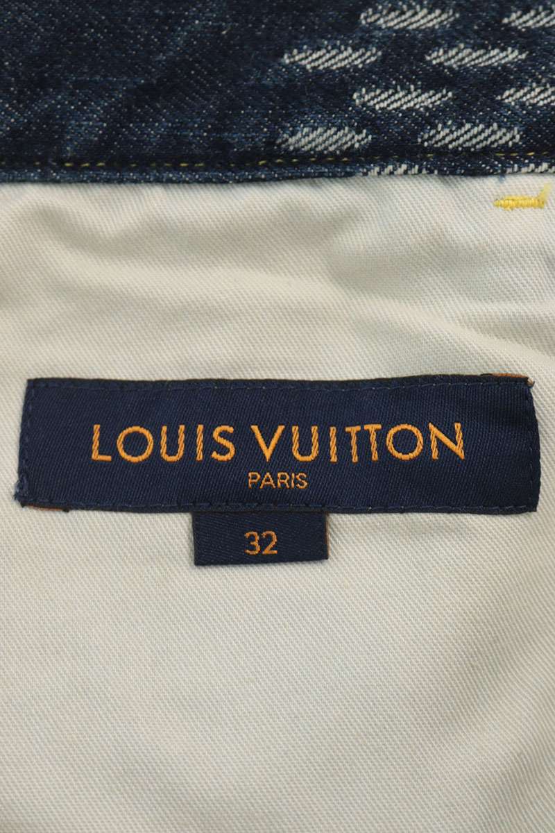 LOUISVUITTON x NIGO 20AW Giant Damier Jeans Indigo Size 32