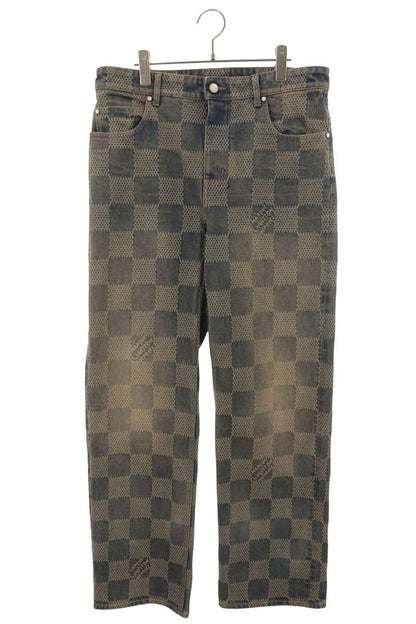 LOUISVUITTON 24AW Damier Skate Denim Jeans Size 30