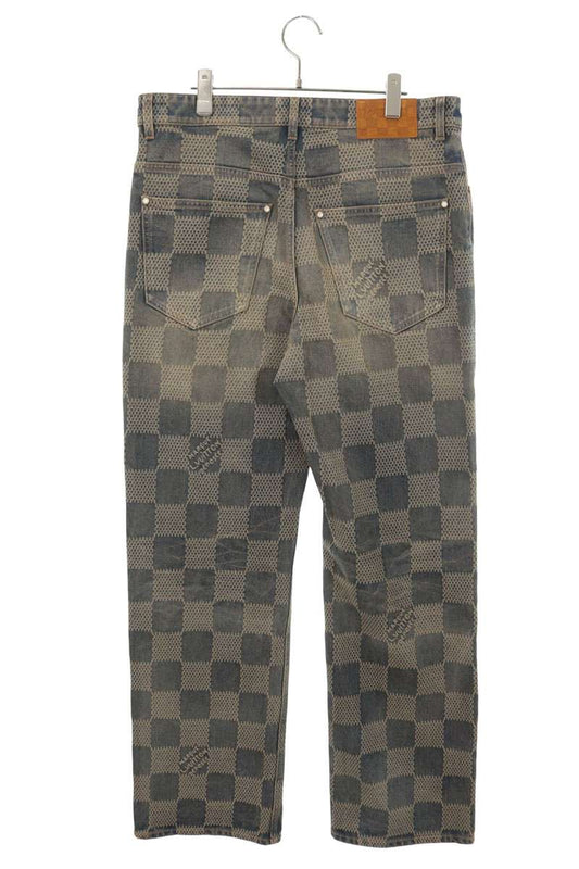 LOUISVUITTON 24AW Damier Skate Denim Jeans Size 30