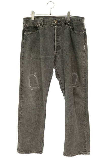 Chrome Hearts U VNTG JEAN BLK RED TAB Jeans Multi Size 34