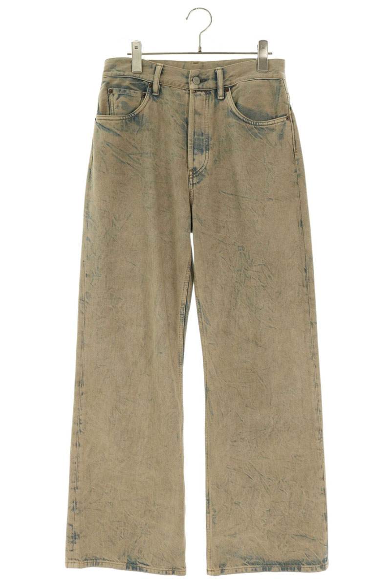 ACNE STUDIOS ROCKY ROAD Vintage Wash Jeans Beige Size 28