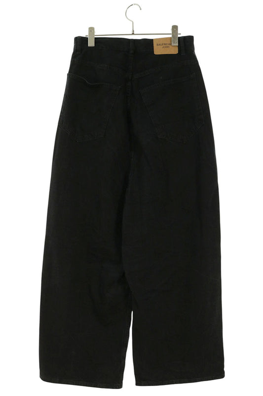 BALENCIAGA 23SS Used Wash Baggy Wide Denim Size XS