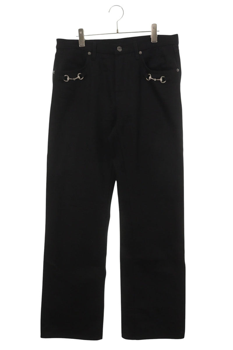 GUCCI Horsebit Detail Button-Fly Jeans Size 36