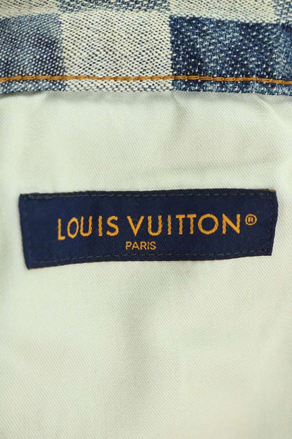 LOUISVUITTON 24SS Damier Skate Button-Fly Jeans Size 32