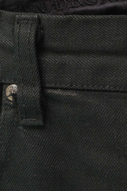 Chrome Hearts JEAN STRTLG FBRC Cross Button Jeans Size 32