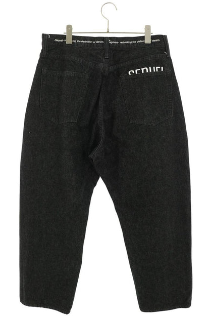 SEQUEL 26SS Logo Print One Wash Denim Jeans Size L