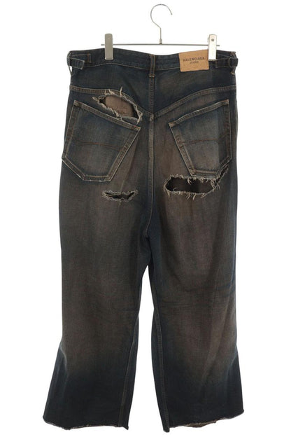 BALENCIAGA Distressed Baggy Skater Jeans Size S