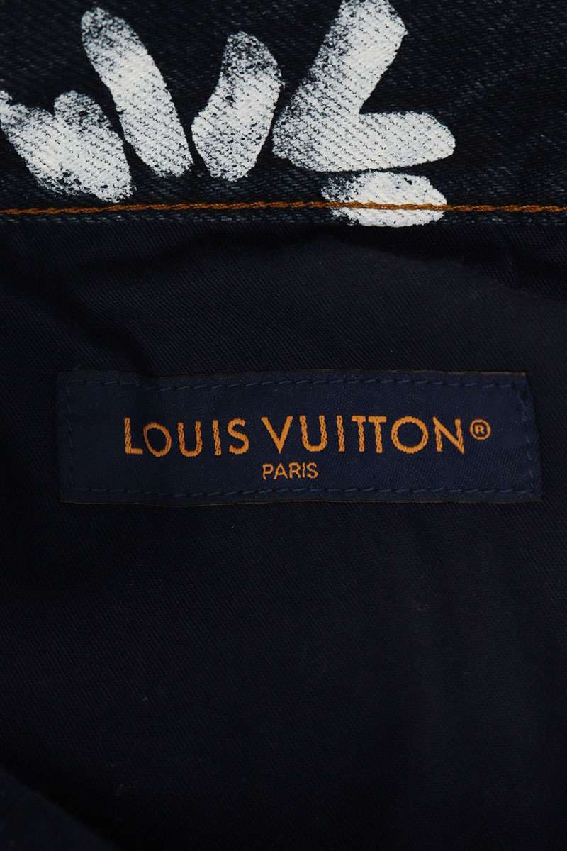 LOUISVUITTON 25AW NIGO Graffiti Scribble Skate Jeans Size 34