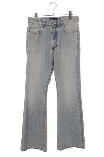 BALENCIAGA Bootcut Washed Denim Boots Size 25