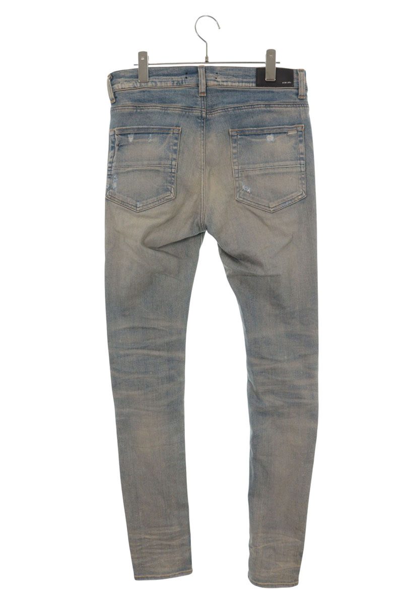 AMIRI Distressed Skinny Denim Jeans Indigo Size 31