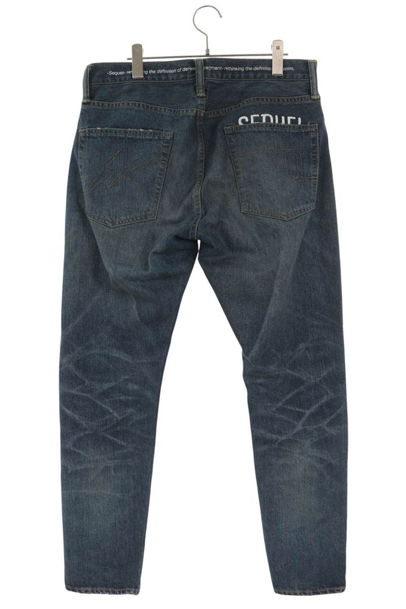 SEQUEL Used Wash Jeans Blue Size M