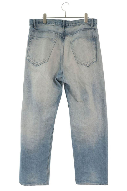 AURALEE Faded Heavy Jeans Light Blue Size 32