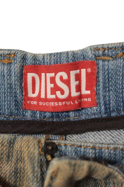 DIESEL Dust Wash Straight Jeans Blue Size 30