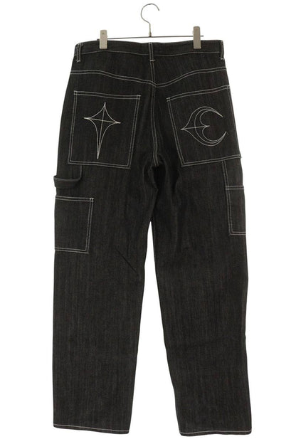 THUG CLUB Angel Studs Double Knee Jeans Multi Size 2