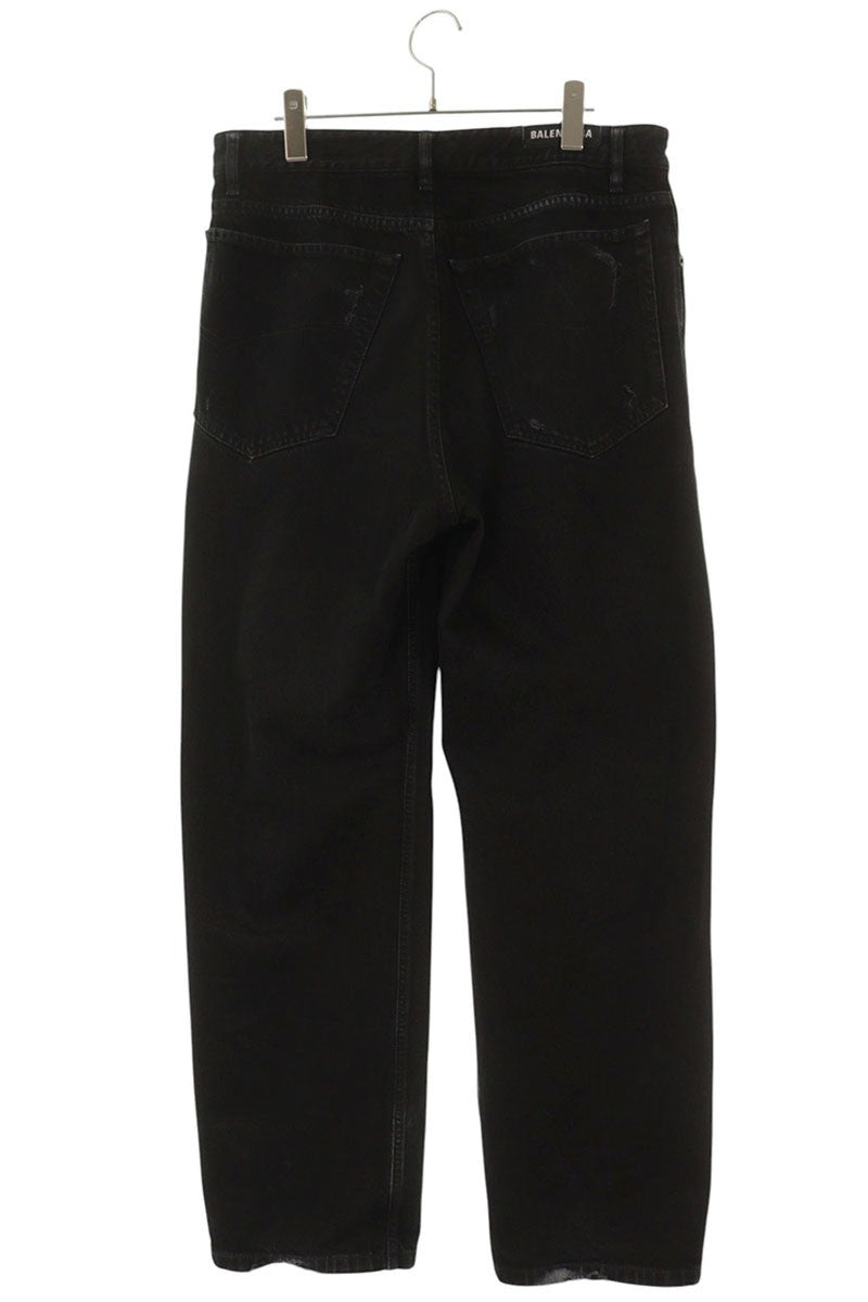 BALENCIAGA Distressed Jeans Black Size S