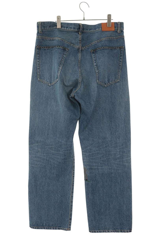 KHOKI Patchwork Design Button Fly Denim Jeans Size 3