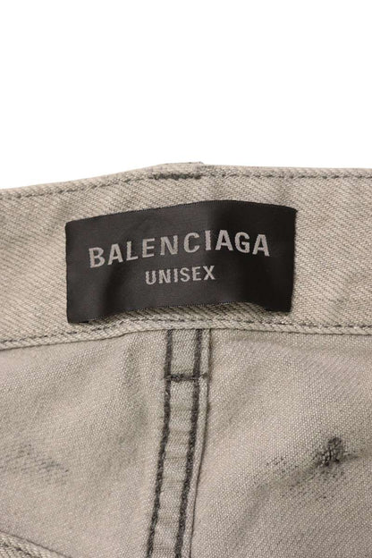 BALENCIAGA Super Distressed Large Fit Denim Jeans Size L