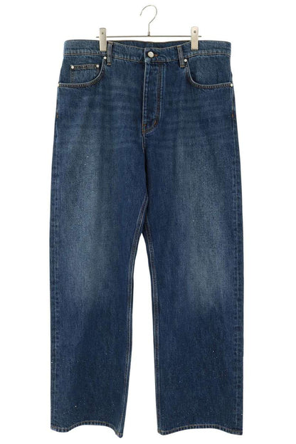 LOUISVUITTON 26AW Raindrop Embellished Jeans Size 36
