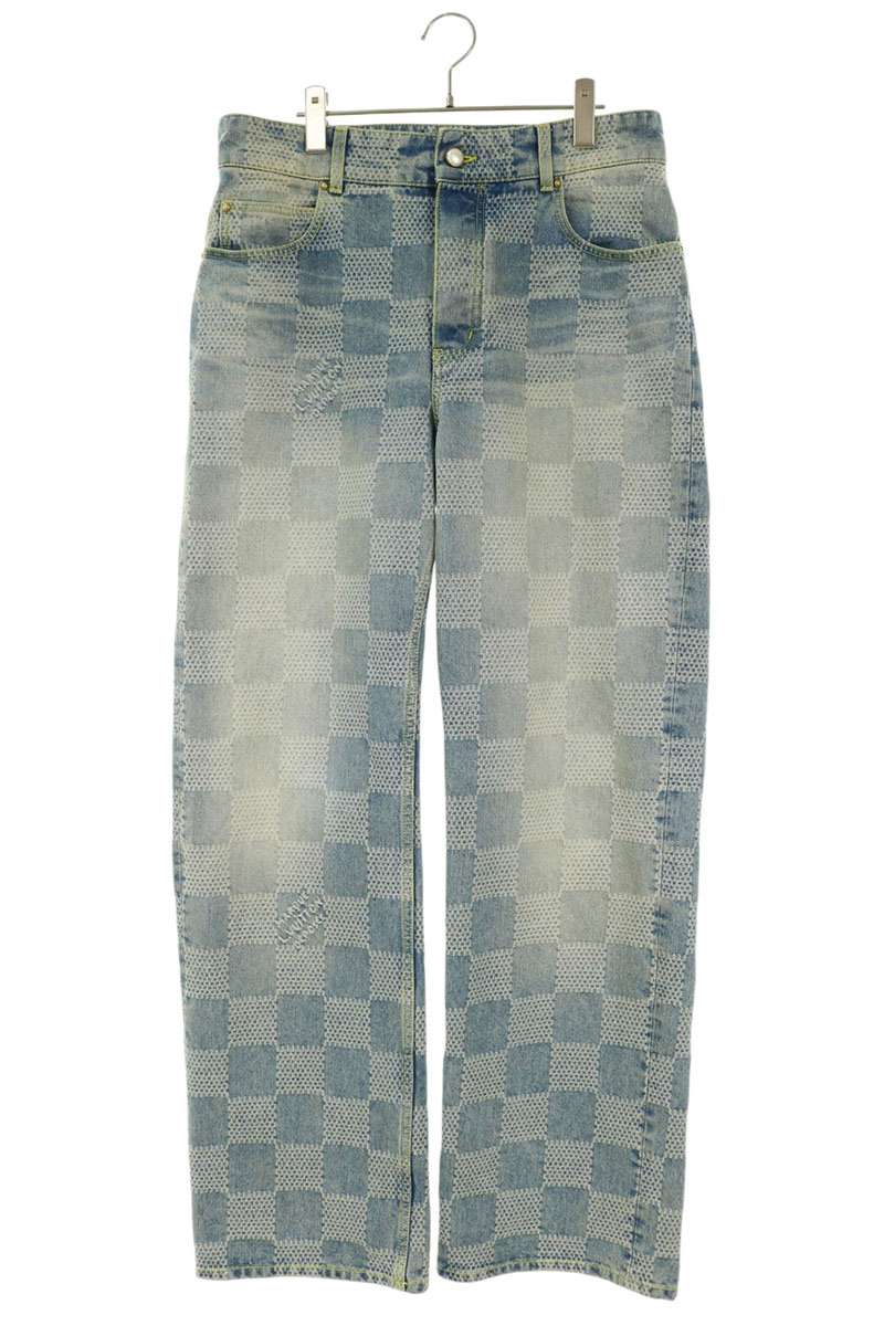 LOUISVUITTON 24AW Damier Skate Denim Jeans Size 31
