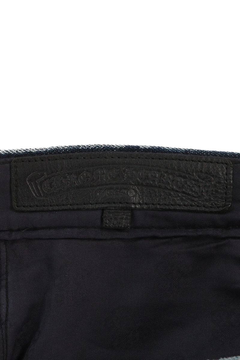Chrome Hearts Cross Patch Washed Denim Jeans Indigo Size 34