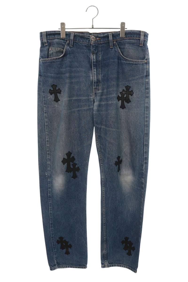 Chrome Hearts Cross Patch Washed 505 Jeans Size 36