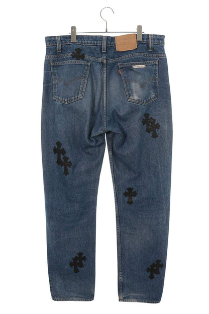 Chrome Hearts Cross Patch Washed 505 Jeans Size 36