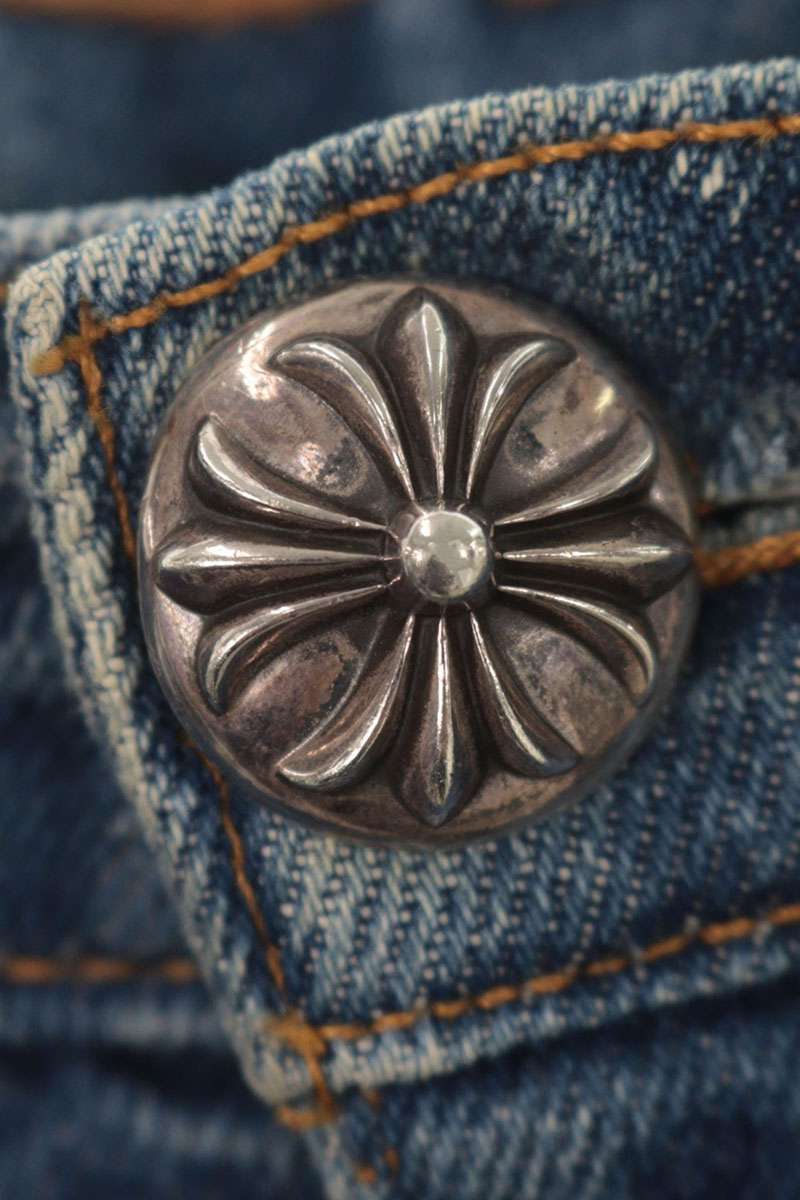Chrome Hearts Cross Patch Washed 505 Jeans Size 36