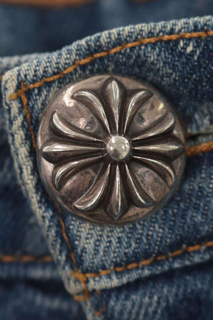 Chrome Hearts Cross Patch Washed 505 Jeans Size 36