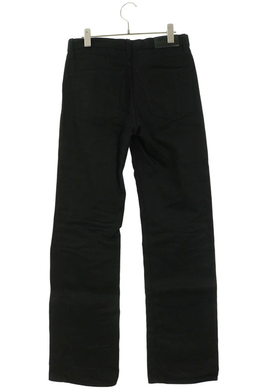 GUCCI 25AW Horsebit Black Denim Jeans Size 30