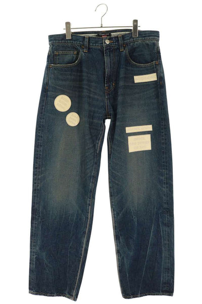 SUPREME x N(N)ine 25AW Patch Loose Fit Jeans Size 32