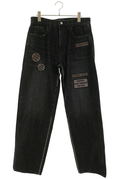 SUPREME x N(N)ine 25AW Patch Loose Fit Jeans Size 30