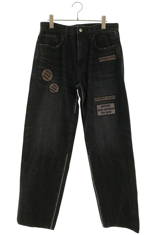 SUPREME x N(N)ine 25AW Patch Loose Fit Jeans Size 30
